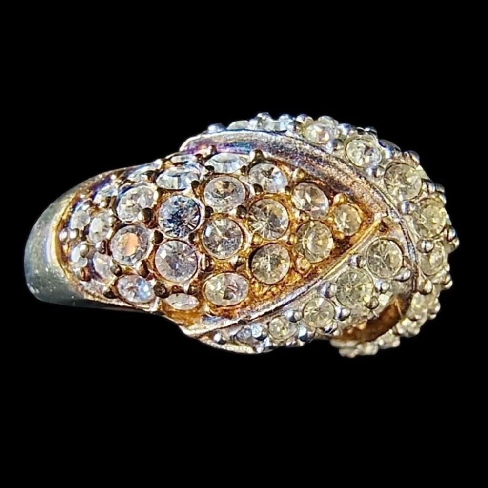 Swarovski Pavè Crystal Ring. - Picture 4 of 7